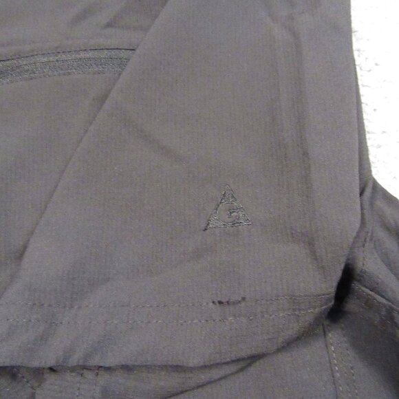 Gerry Men's XL Black Button Down Hiking Shirt Front Zip Pocket Lightweight - Picture 7 of 12